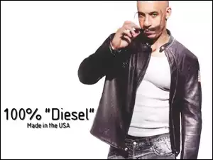 Vin Diesel, czarna skóra