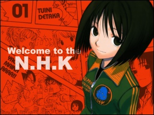 Welcome To Nhk, dres, komiks, dziewczynka