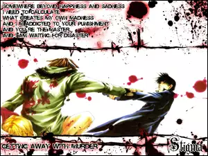 krew, Saiyuki, postacie, murder, tekst