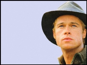 kapelusz, Brad Pitt, twarz