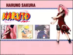 sztylet, Naruto, sakura, haruna, kobieta