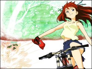 Neon Genesis Evangelion, rower, kobieta