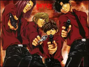 kolesie, Saiyuki, pistolety