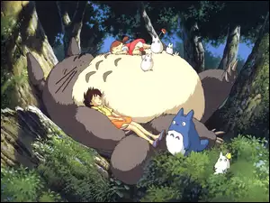 drzewa, My Neighbour Totoro, las