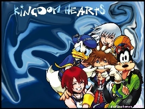 goofy, Kingdom Hearts, donald, postacie, duck