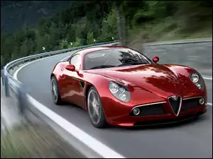 Testowa, Alfa Romeo 8C, Jazda