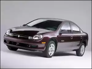 Sedan, Bordowy, Chrysler Neon