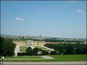 Panorama, Dworek, Wiednia, Park Schönbrunn