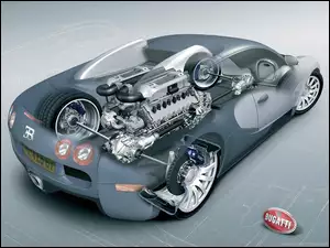Bugatti Veyron, podwozie