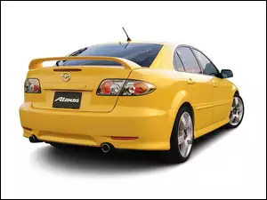 Tył, Żółta, Mazda 6