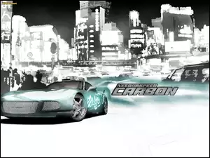 miasto, Need For Speed Carbon, samochód
