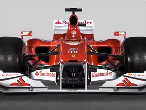 F1, Przód, Santander, Ferrari