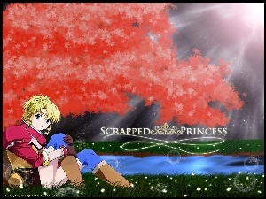 trawka, Scrapped Princess, blond włosy