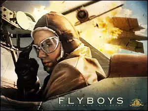 Flyboys, wybuch, pilot, dwupłat