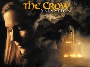 Crow 3 The Salvation, dym, twarz, skrzydła