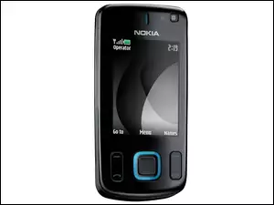 Przód, Nokia 6600 slide, Czarna