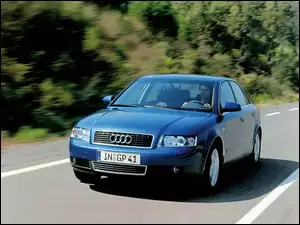 Sedan, Niebieske, Audi A4