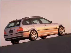 Kombi, Srebrny, BMW E 46