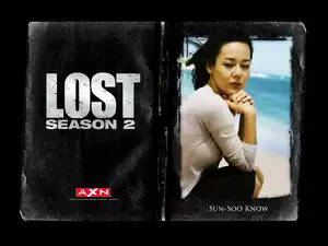 Filmy Lost, zdjęcie, Yoon-jin Kim, siedzi