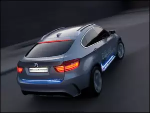 Lampy, BMW X6, Neonowe