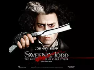Sweeney Todd, dłoń, Johnny Depp, brzytwa