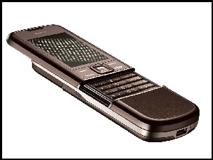 Czarny, Nokia 8800 Sirocco Edition, Srebrny