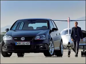 Czarny, Volkswagen Golf 5, GTI