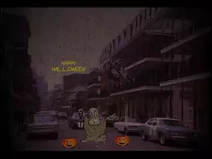duch, Halloween, ulica