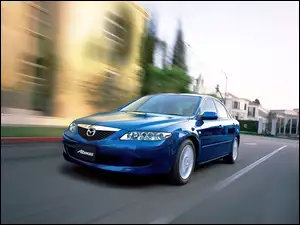 niebieska, Mazda