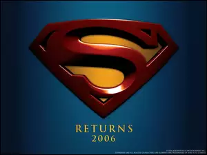 tło, Superman Returns, logo