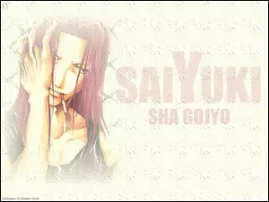 Saiyuki, papieros, sha, gojyo