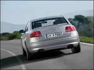 Audi S8, Tył