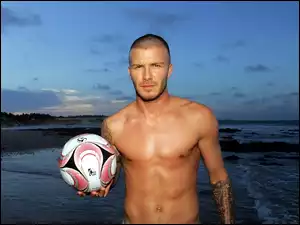Plaża, David Beckham, Piłka