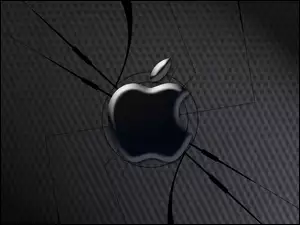 Apple, Tło, Logo, Czarne