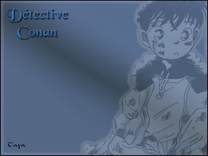Detective Conan, ubranie, rysunek, chłopiec