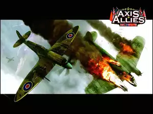dym, Axis And Allies, samolot