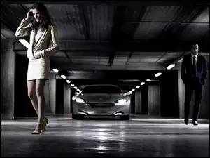 Peugeot SR1, Kobieta, Garaż, Podziemny