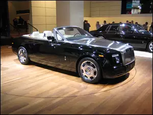 Czarny, Maska, Rolls-Royce Phantom Drophead, Metaliczna