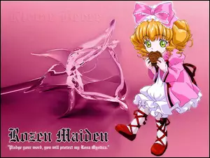 Rozen Maiden, róża, dziewczyna, ciastko