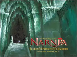 dziecko, napis, zamek, The Chronicles Of Narnia, schody
