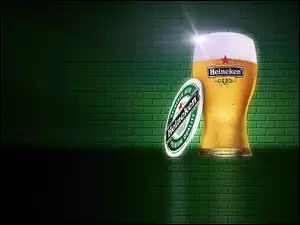 podstawka, Piwo, Heineken
