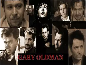 ciemne oczy, Gary Oldman, krótkie włosy