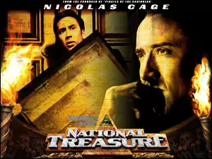 pismo, National Treasure 1, obrazy, Nicolas Cage, stare