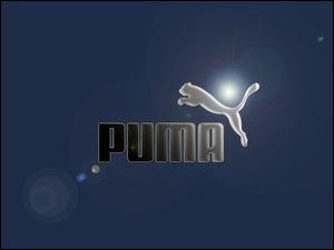 Tło, Nazwa, Logo, Puma, Niebieskie