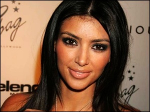 twarz, Kim Kardashian, Kobieta