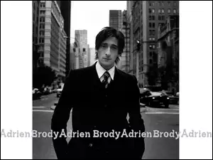 budynki, Adrien Brody, garnitur