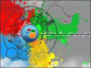 Logo, Kleksy, Windows, Kolorowe