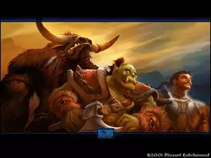 World Of Warcraft, fantasy, postacie, topór