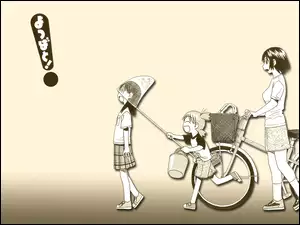 postacie, Yotsubato, rower
