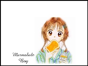 Marmalade Boy, dziecko, chleb, dżem